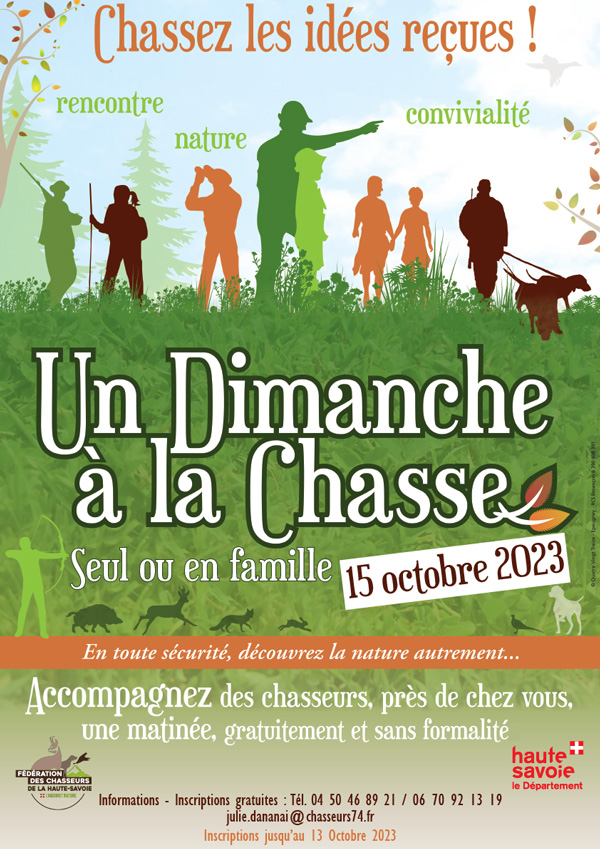 affiche chasse